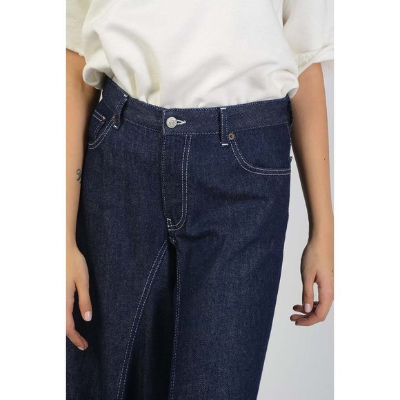 NEW sz 8 Maison Margiela MM6 Super Wide Leg Jeans - Picture 3 of 4